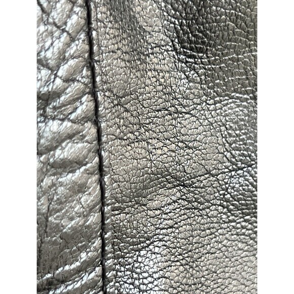 Juicy Couture Black Leather Shoulder Satchel Purse & Wristlet - Picture 7 of 16